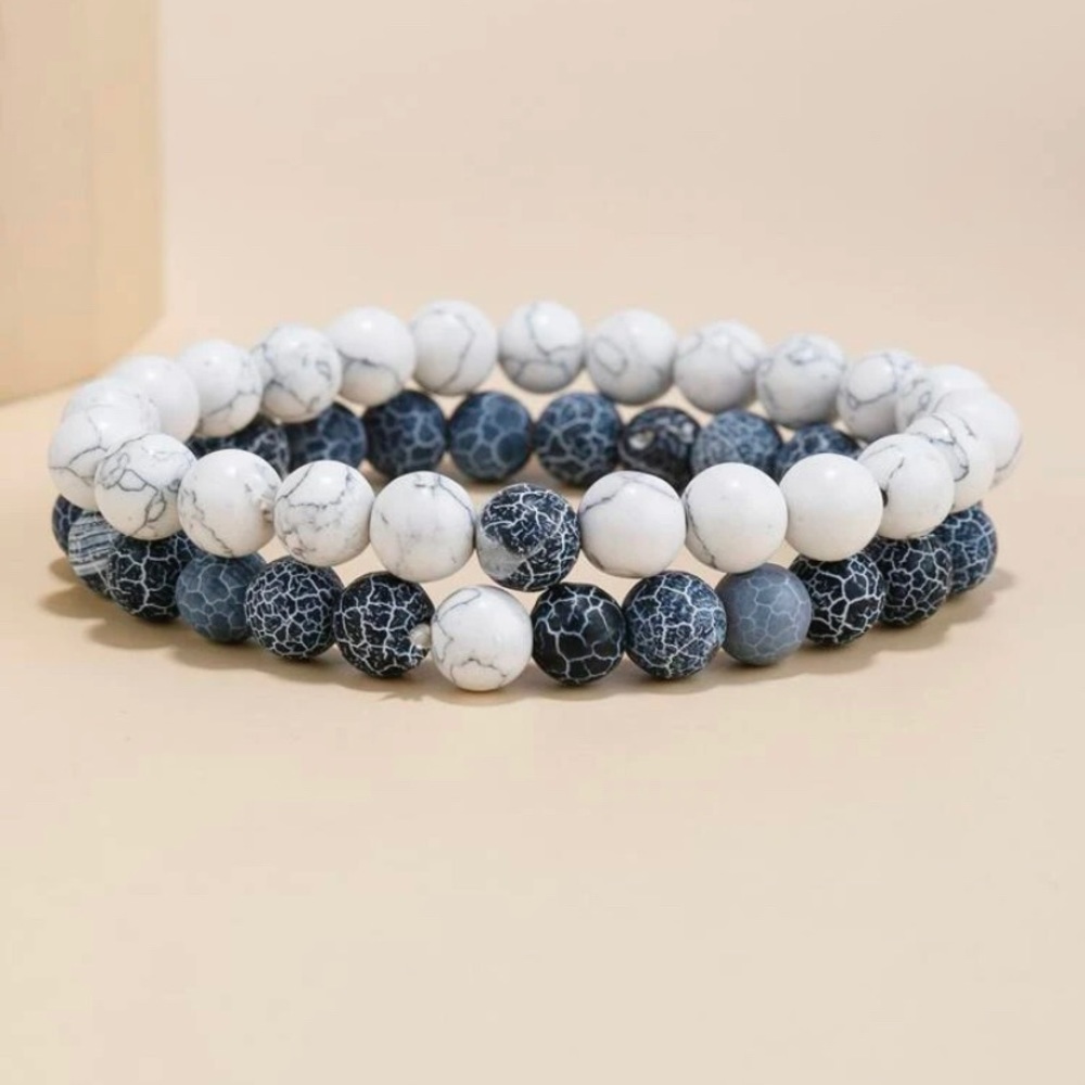 2pcs Universe Beaded Bracelet